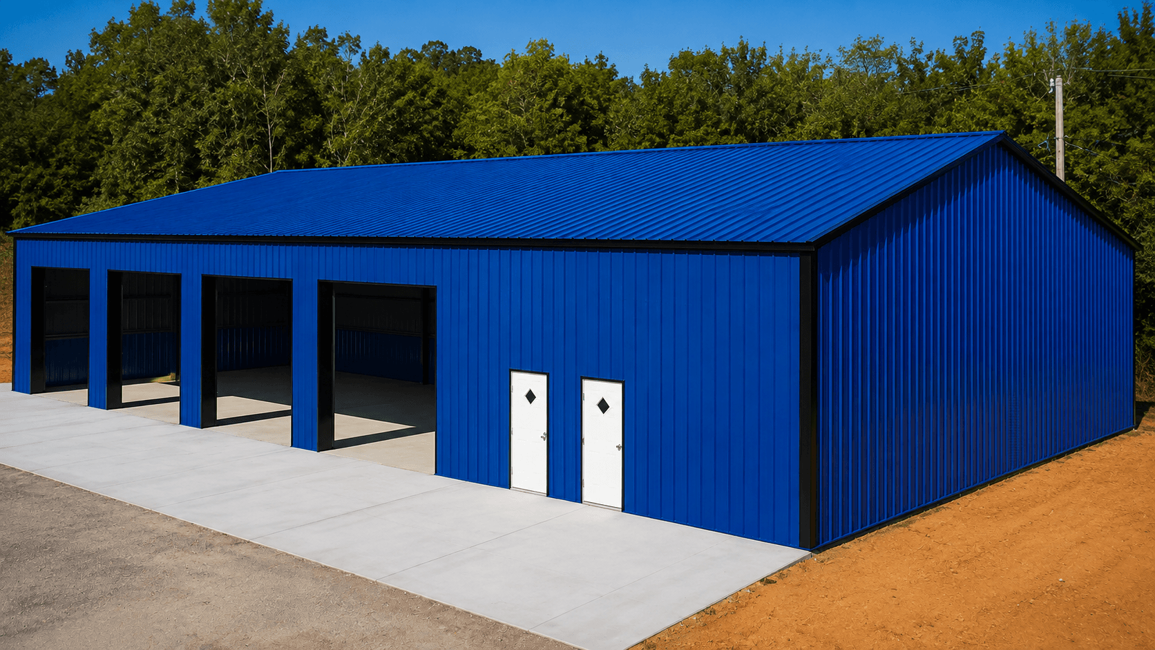 60x100x14 Industrial Steel Building thumbnail 3