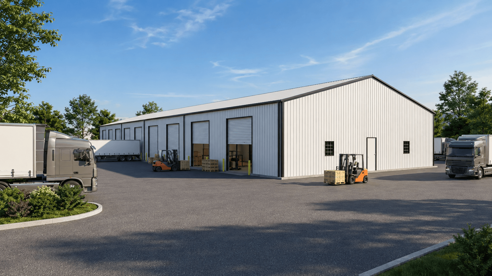 50x200x12 Industrial Metal Building