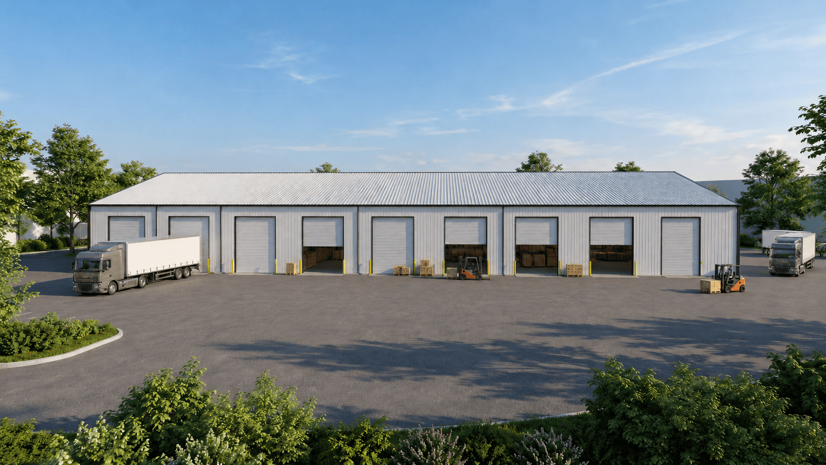50x200x12 Industrial Metal Building thumbnail 2
